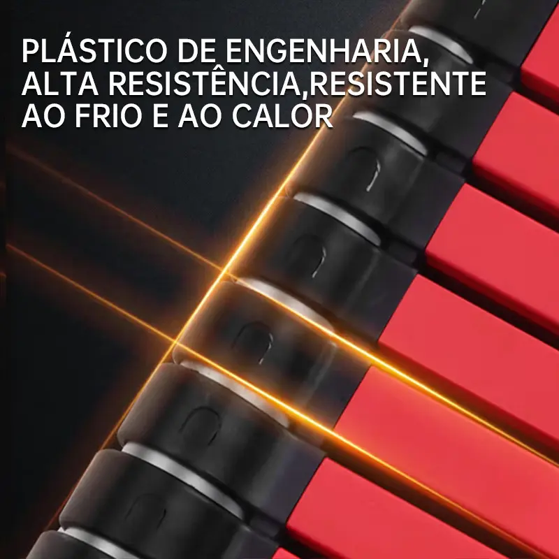 Escada Telescópica Retrátil em Liga de Alumínio — 5m, 7m e 9m, suporta 150kg — imagem 2